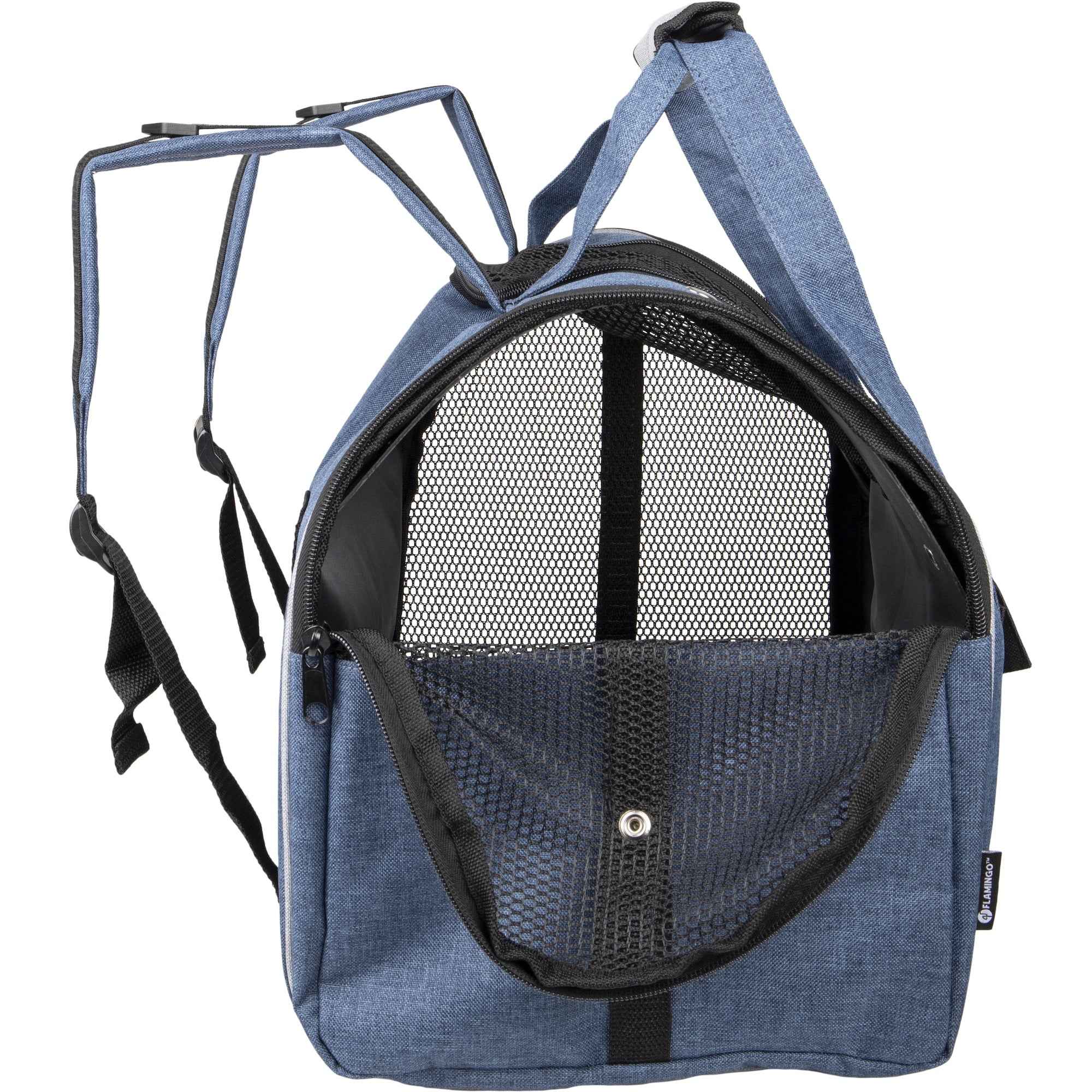Rugzak Lenie Blauw 36x32x32cm – Comfortabele en stevige huisdierenrugzak