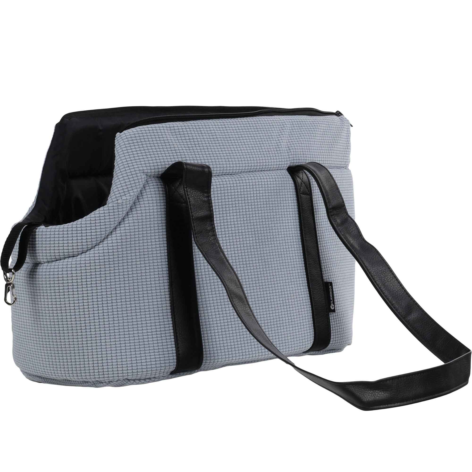 Draagtas Aaliyah Blauw 46x23x25cm – Stijlvolle en Comfortabele Huisdierentas