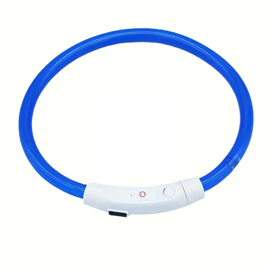 Lichtgevende Halsband - Hond - Oplaadbaar - LED - 51 cm