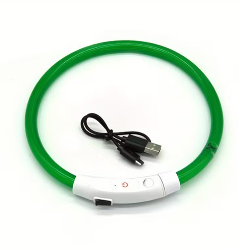 Lichtgevende Halsband - Hond - Oplaadbaar - LED - 51 cm