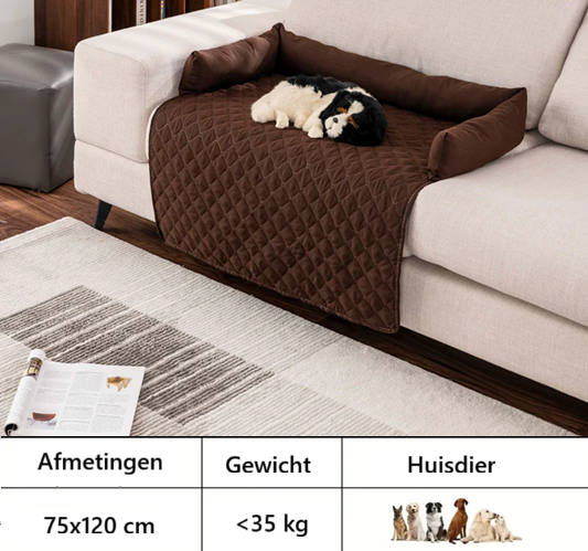 Hondenkleed - Bankkleed - Bruin - 75x120 cm - Lomiza
