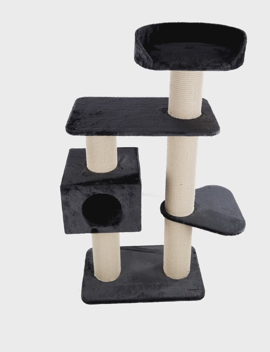 Flamingo Krabpaal Azraël - Krabmeubel voor katten - 101x48x157 cm - 561753 - Donkergrijs