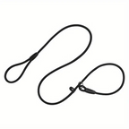 Hondenriem met leren stopper - Sliplijn 140 CM - Lomiza