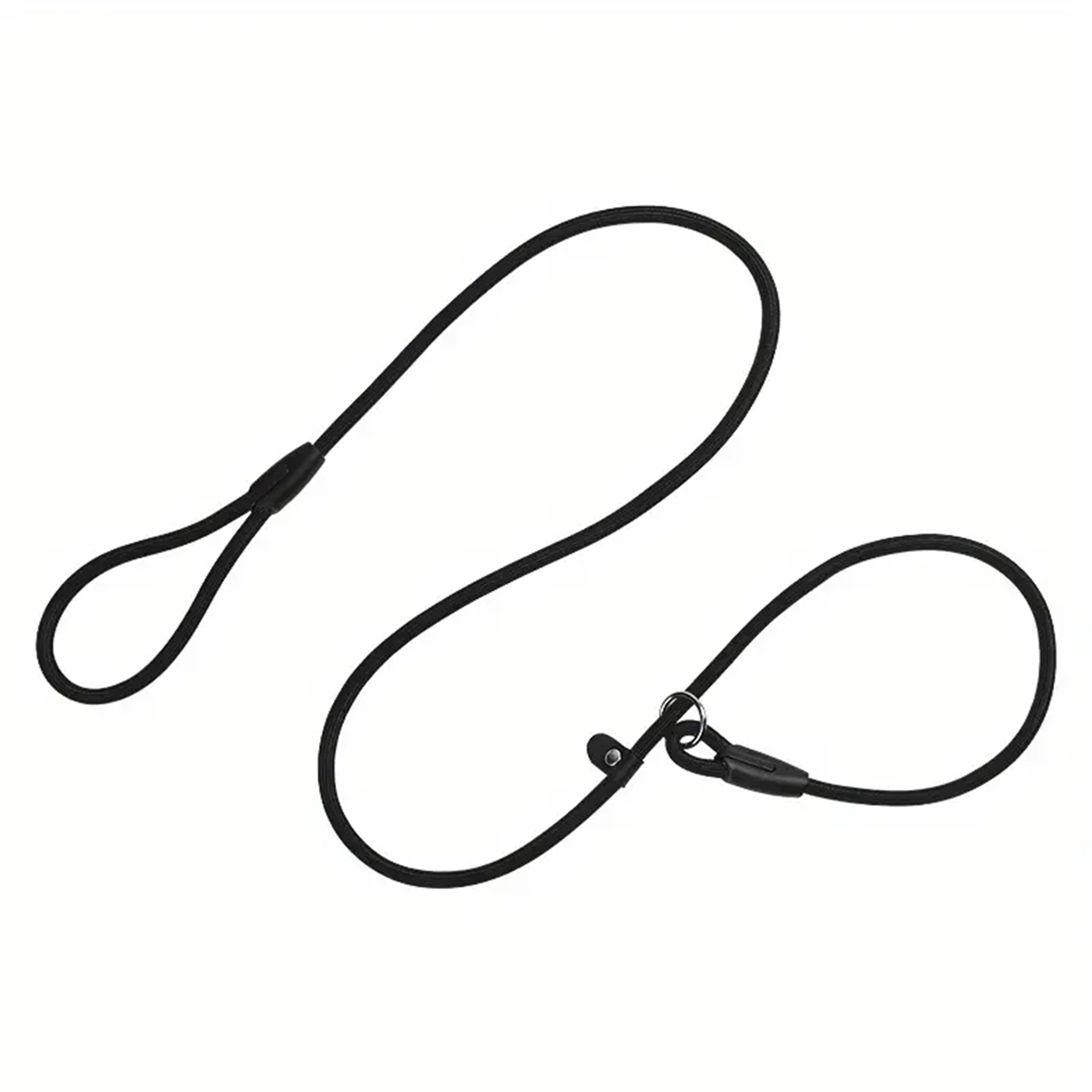 Hondenriem met leren stopper - Sliplijn 140 CM - Lomiza