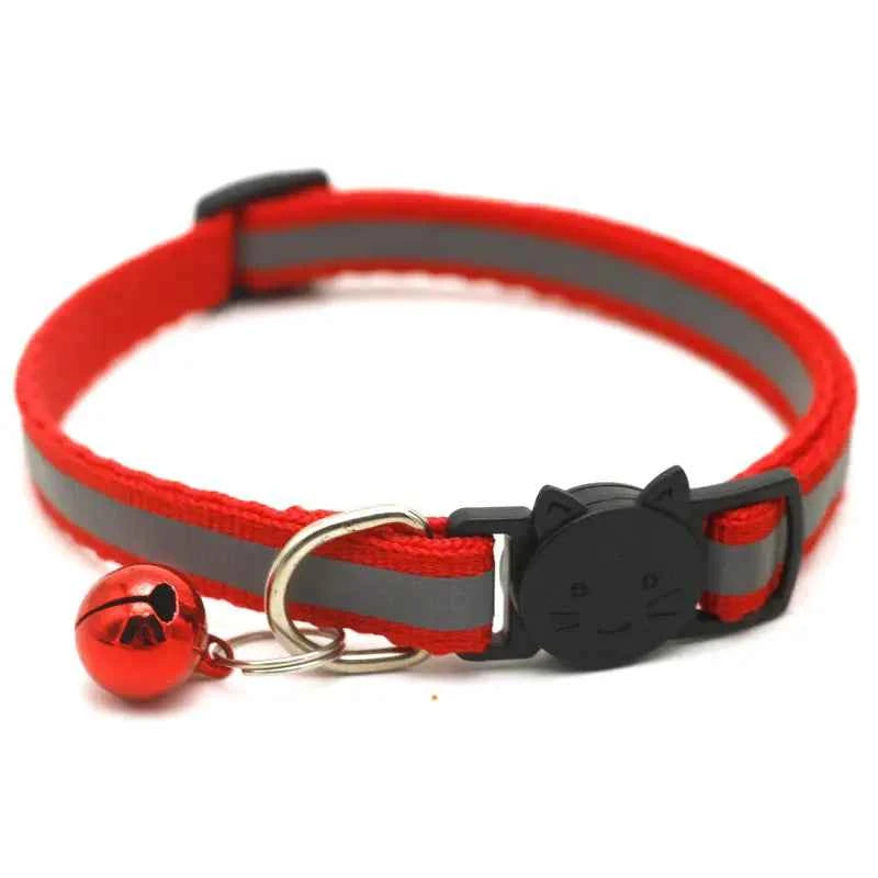Kattenhalsband Reflecterend met Belletje voor Extra Veiligheid