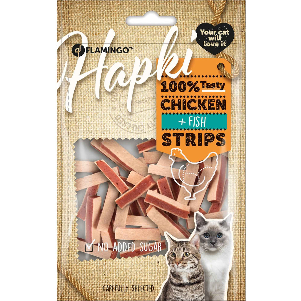 Flamingo - Hapki Sushistrips kip & vis 85 gram