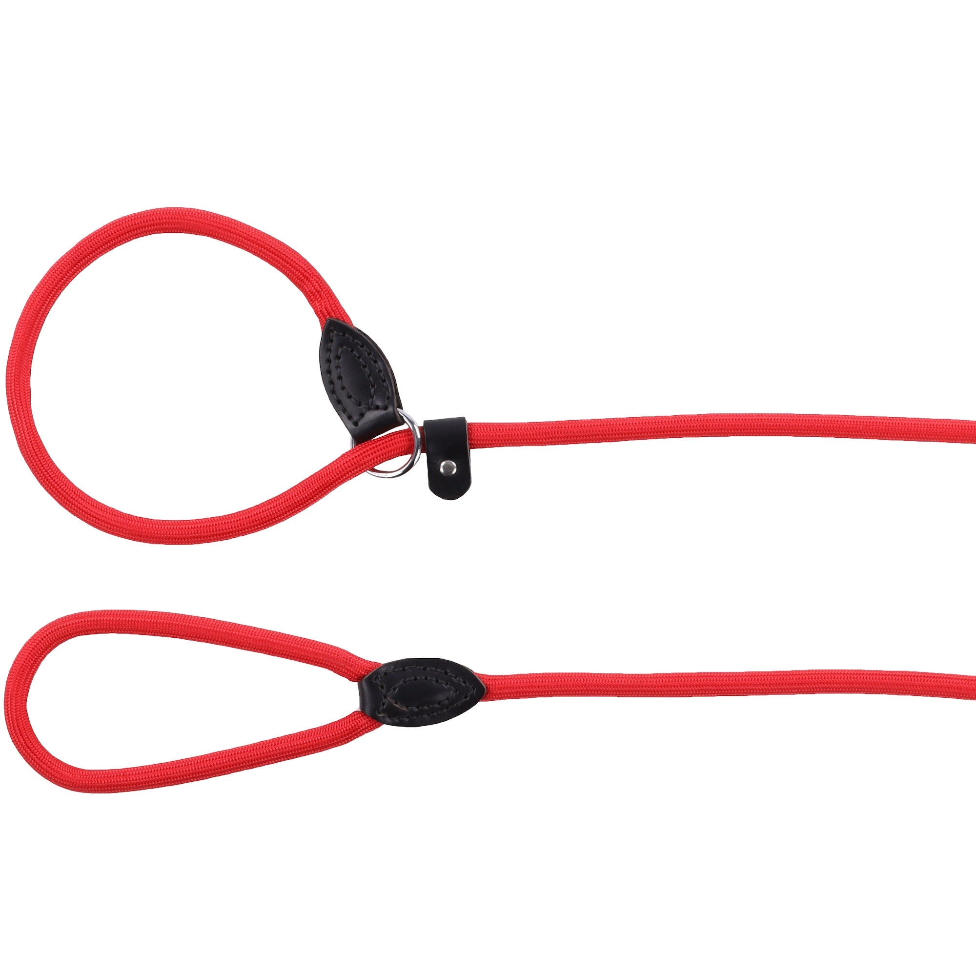Hond Anti-Trek Looplijn Alpes Rood - 1,65m x 12mm Sterke Trainingsriem voor Comfortabel Wandelen - Lomiza