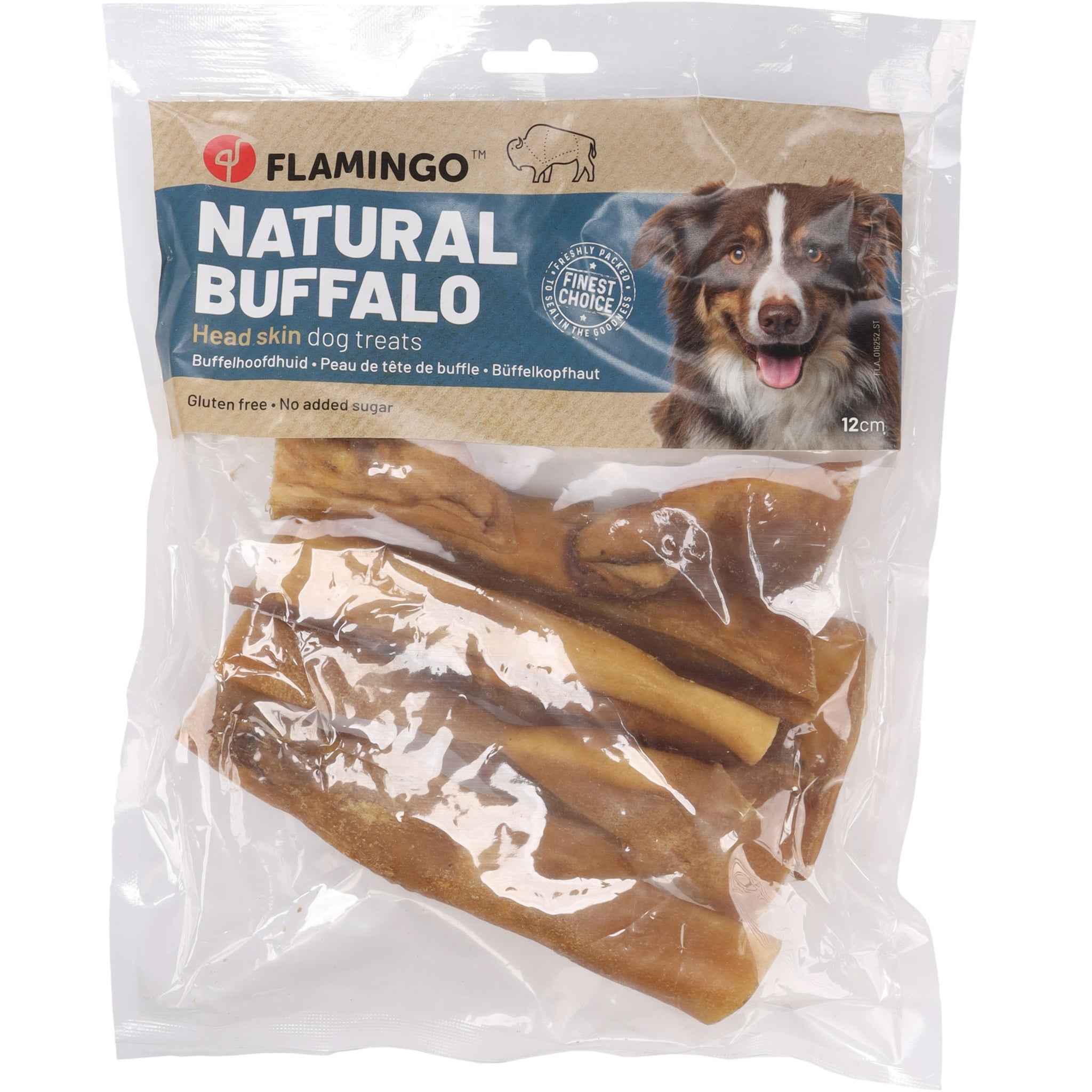 Flamingo Nature Honden Snack - Nature Snack Hoofdhuid 12cm