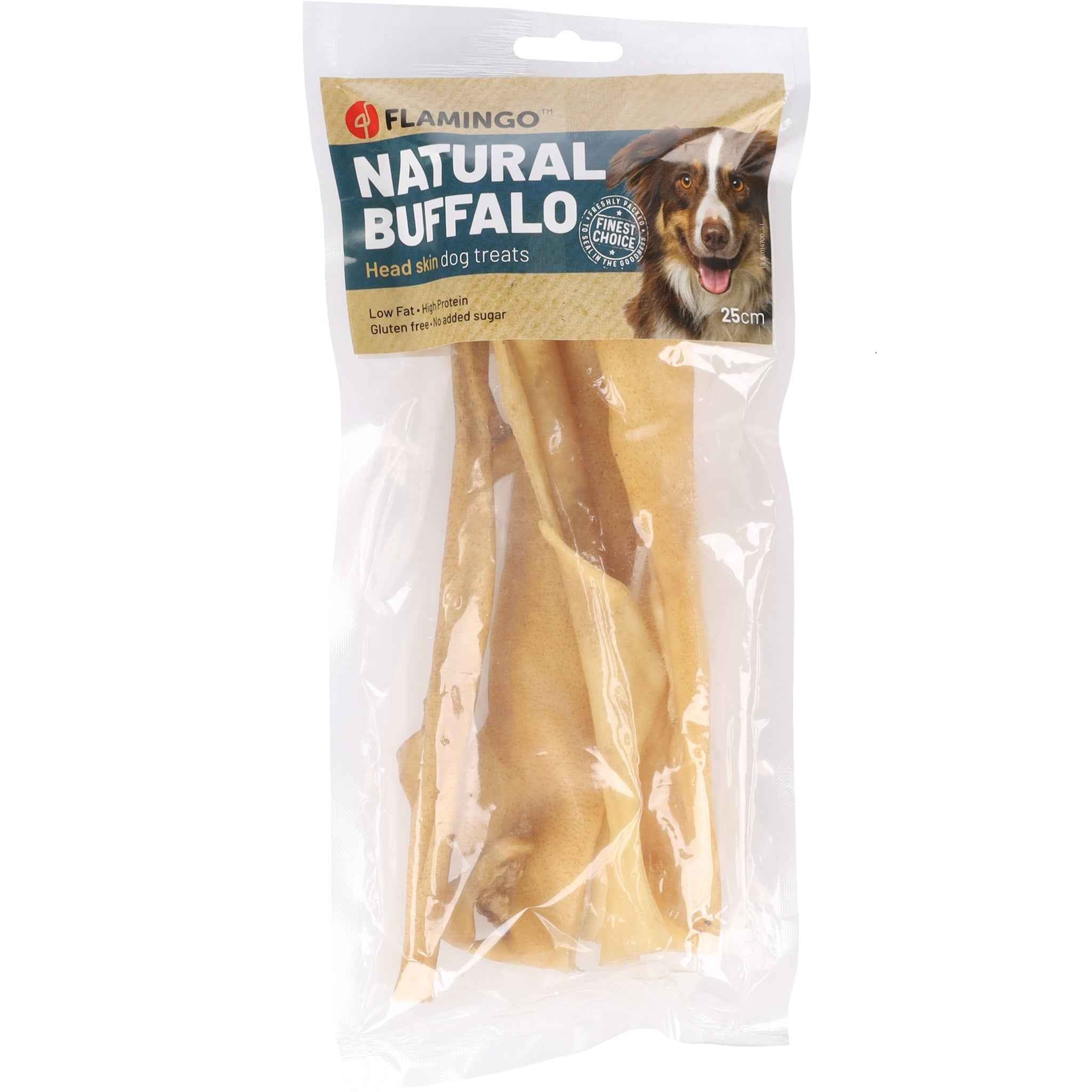Flamingo Nature honden snacks - Snack Honden - Nature Snack Hoofdhuid 25cm