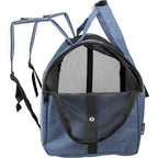 Rugzak Lenie Blauw 36x32x32cm – Comfortabele en stevige huisdierenrugzak