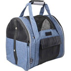 Rugzak Lenie Blauw 36x32x32cm – Comfortabele en stevige huisdierenrugzak