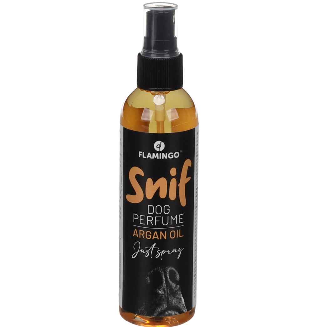 Flamingo Hondenparfum Argan Oil 120ml - Frisse en Verzachtende Spray voor Hondenvacht
