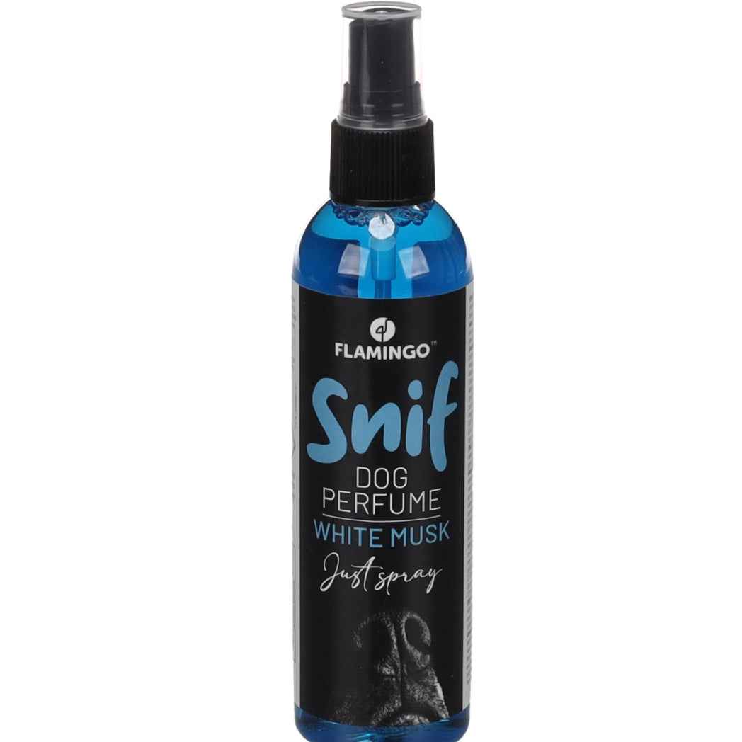 Flamingo Hondenparfum White Musk – 120ml – Verfrissende en Verzachtende Vacht Spray voor Honden