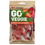 Flamingo - Veggie Tandenborstel Met Aardbei - 7.5cm - 120 gram