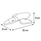 Flamingo Kerst Speelgoed Addyson Eend Bruin – Zacht Textiel Hondenspeelgoed Met Squeaker – 31x32x8 cm – Leuk Kerstcadeau Voor Honden