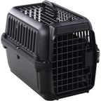 Flamingo Transportkooi Naomi Zwart XS 33,5x50x34,5cm – Draagbare Honden- en Kattenkooi voor Veilig Reizen