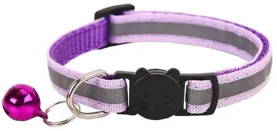 Kattenhalsband Reflecterend met Belletje voor Extra Veiligheid