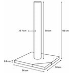 Flamingo Krabpaal Rex M - Comfortabele en Duurzame Krabpaal voor Katten - Lomiza