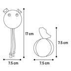 Flamingo Kerst Speelgoed Jayla Muis & Bal Meerkleurig – Kleurrijke Katten Speelset – Zacht Textiel Speelgoed Met Catnip – Stimuleert Jachtinstinct en Actief Spelen – Perfect Kerstcadeau Voor Katten