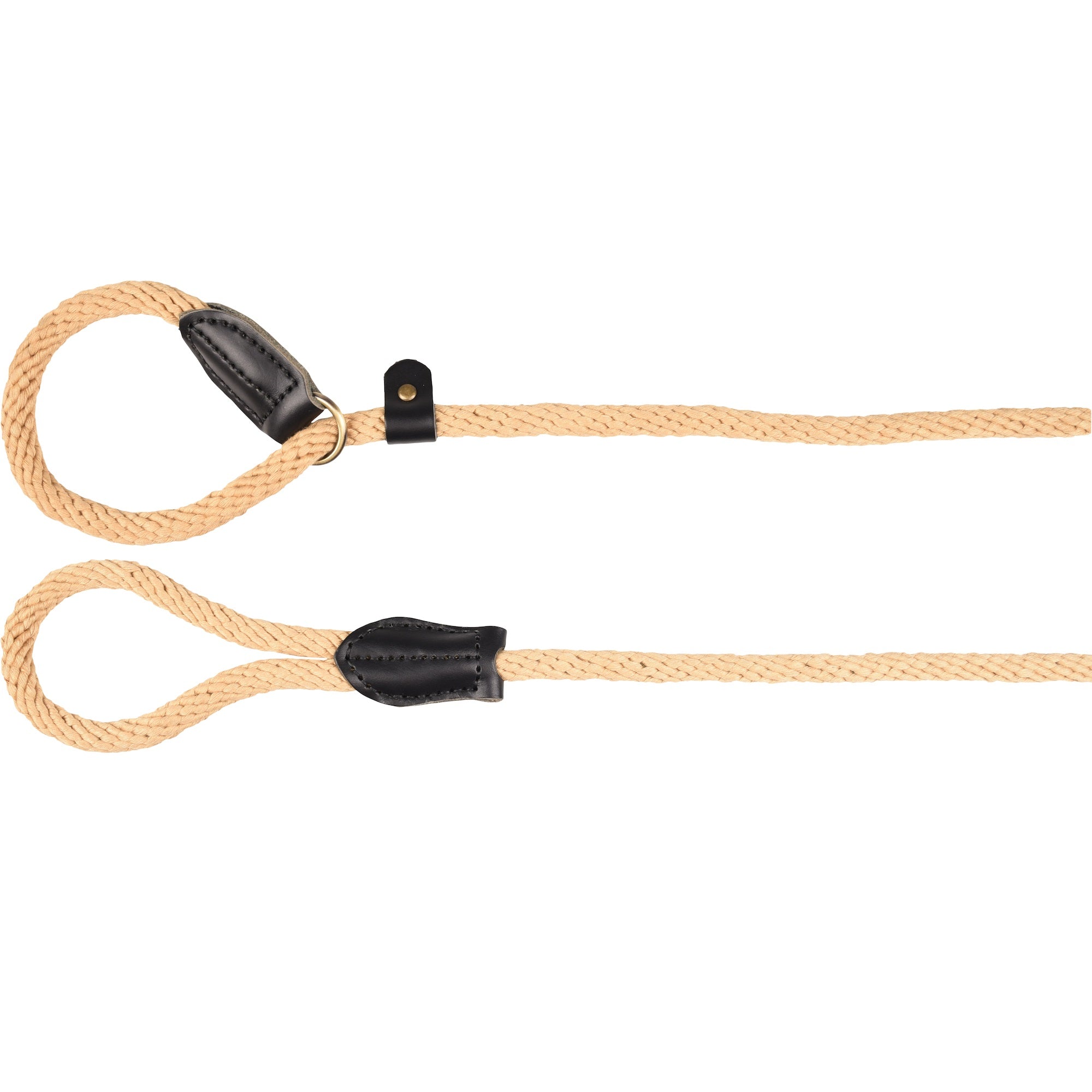 Hond Anti-Trek Looplijn Ranger Beige – 1,65m x 15mm Sterke Trainingsriem - Lomiza