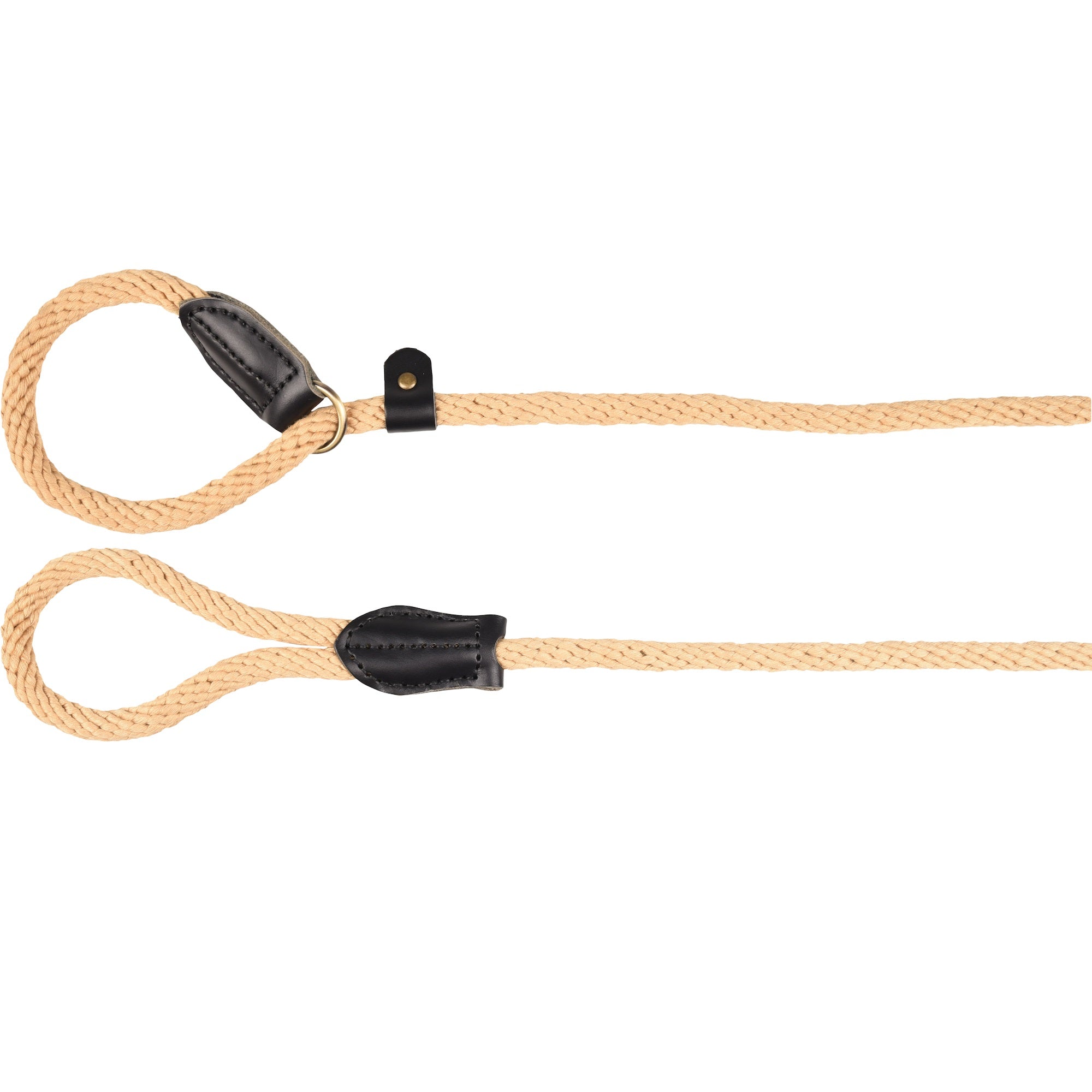 Hond Anti-Trek Looplijn Ranger Beige – 1,65m x 15mm Sterke Trainingsriem - Lomiza