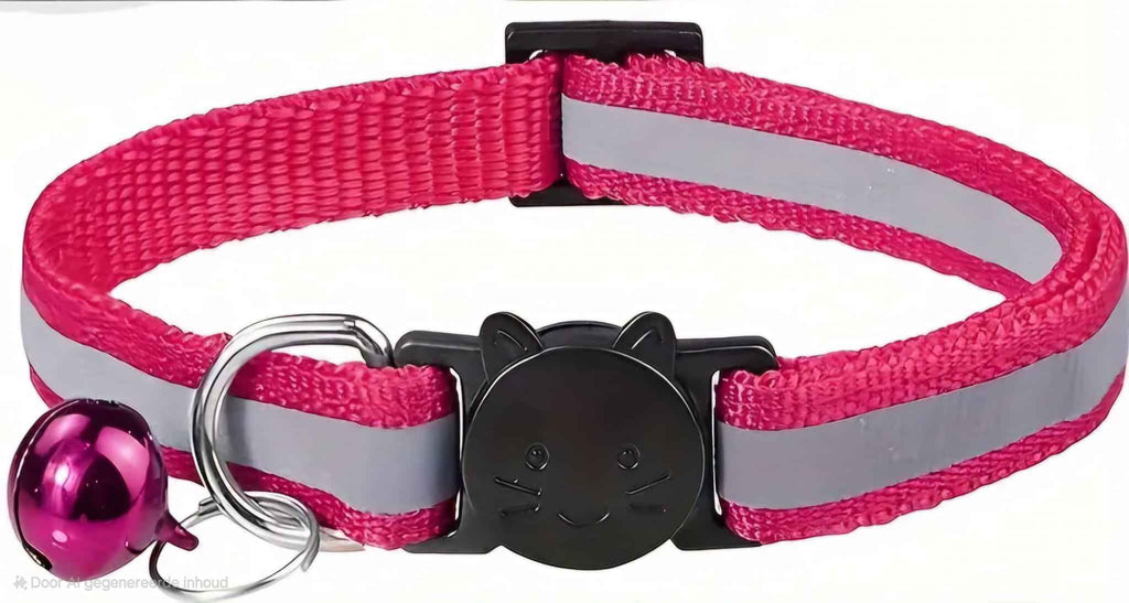 Kattenhalsband Reflecterend met Belletje voor Extra Veiligheid