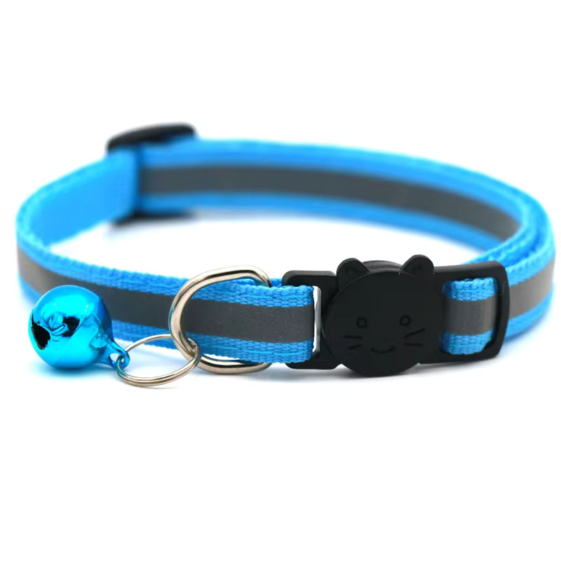 Kattenhalsband Reflecterend met Belletje voor Extra Veiligheid - Lomiza