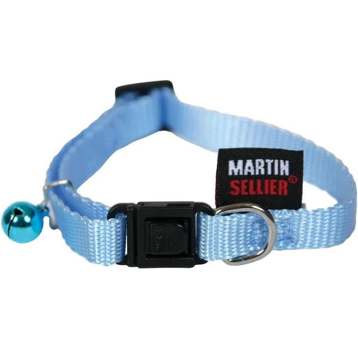 Martin Sellier Nylon Kattenhalsband Roze – Verstelbaar 20-30 cm