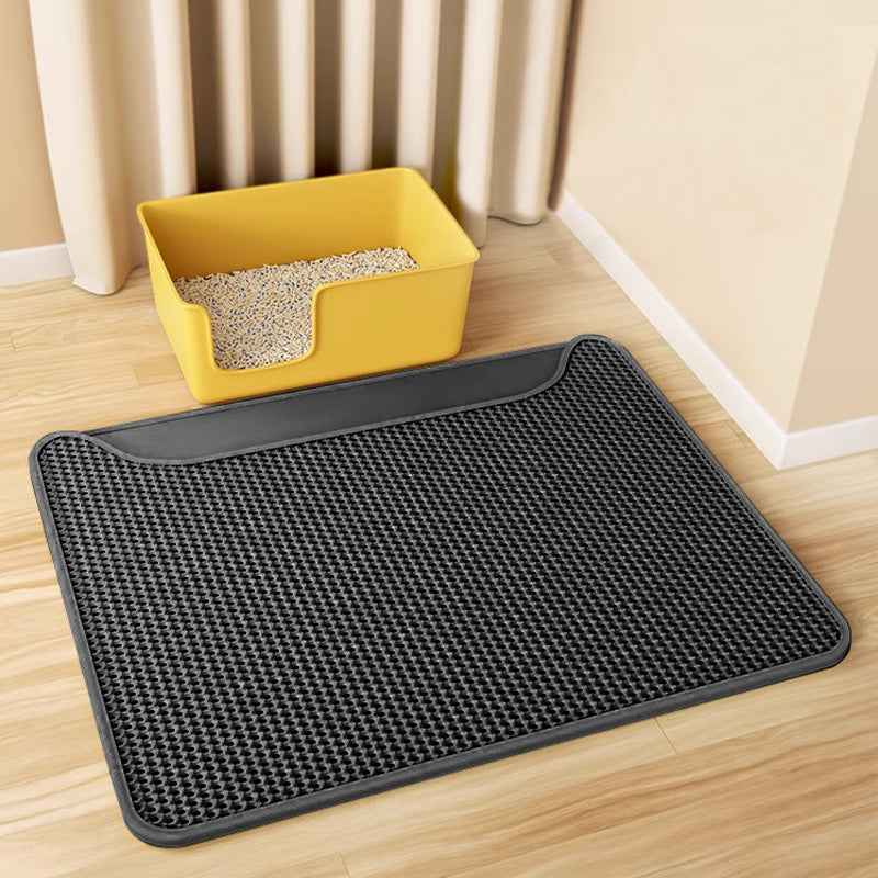 Dubbel­laagse Waterdichte Kattenbakmat – Antislip & Wasbaar EVA Materiaal, Gemakkelijk Schoon te Maken