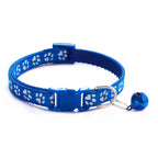 Verstelbare Halsband met Veiligheidsgesp – Duurzame Nylon Honden met Snelsluiting & Pootjespatroon voor Kleine en Middelgrote Honden | Cartoon Polyestervezel