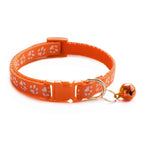 Verstelbare Halsband met Veiligheidsgesp – Duurzame Nylon Honden met Snelsluiting & Pootjespatroon voor Kleine en Middelgrote Honden | Cartoon Polyestervezel