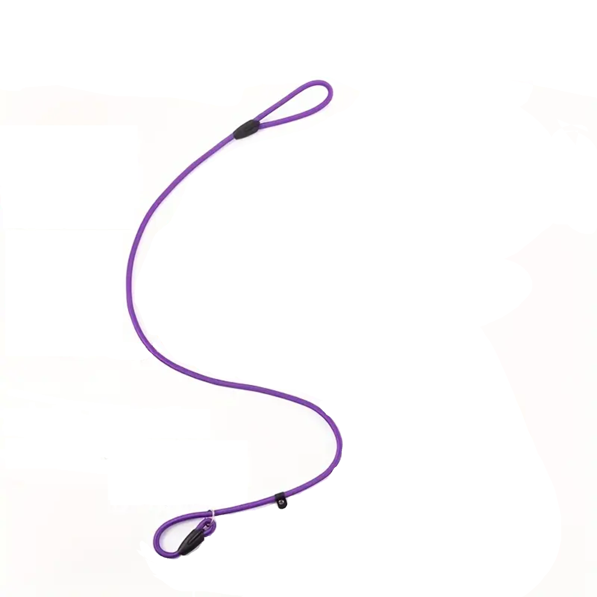 Hondenriem met leren stopper - Sliplijn 140 CM - Lomiza
