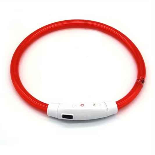 Lichtgevende Halsband - Hond - Oplaadbaar - LED - 51 cm