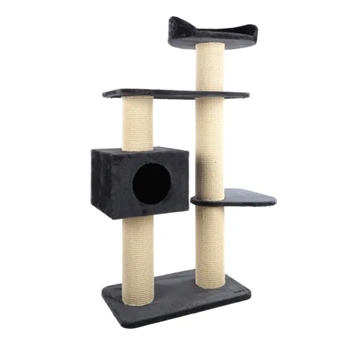 Flamingo Krabpaal Azraël - Krabmeubel voor katten - 101x48x157 cm - 561753 - Donkergrijs