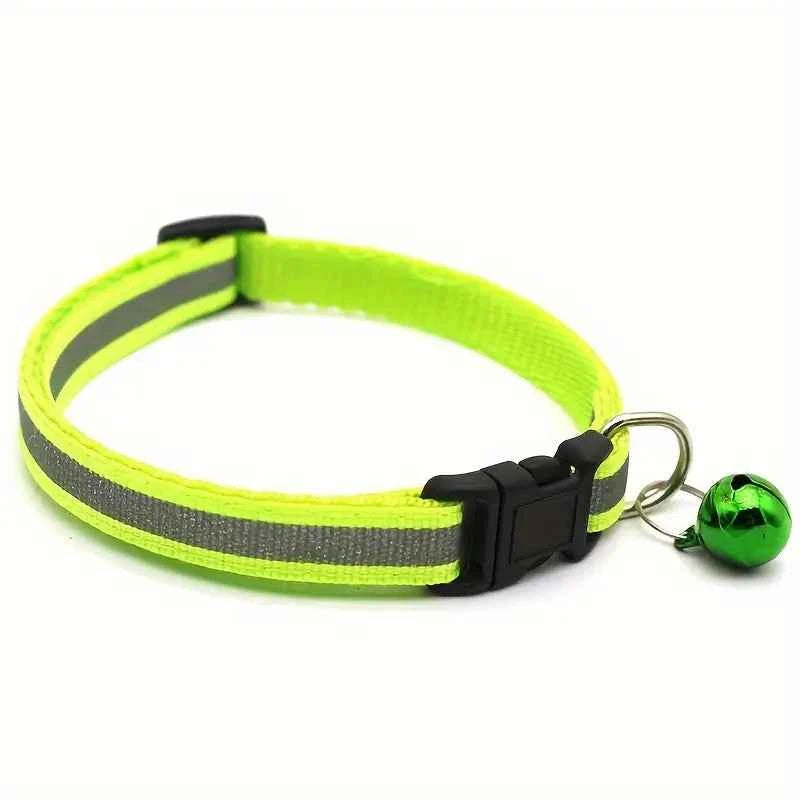 Kattenhalsband Reflecterend met Belletje voor Extra Veiligheid