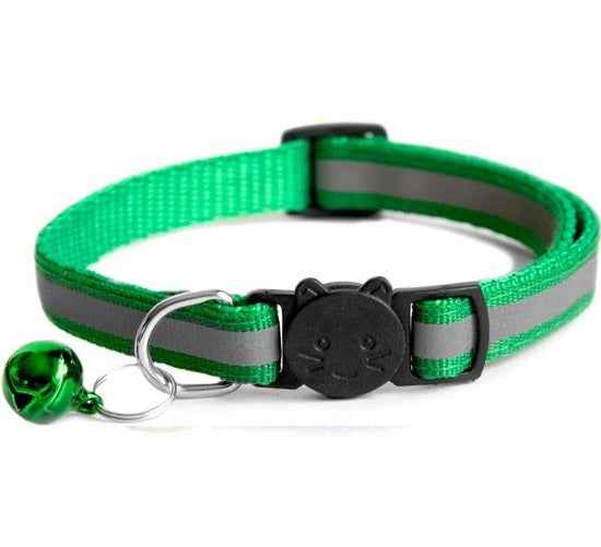 Kattenhalsband Reflecterend met Belletje voor Extra Veiligheid